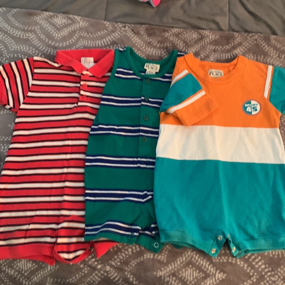 Gap and Children’s Place 3 Outfits 12-18 and 24 months Boys
